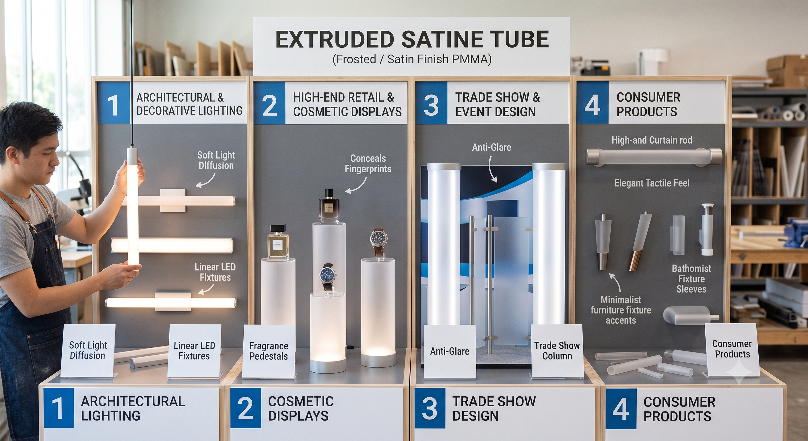 Starite ( Sing Mas) Drives Acrylic Extruded Santine Innovation Through Customized Manufacturing