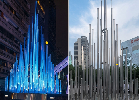 Urban Light Installation as a Commercial Strategy