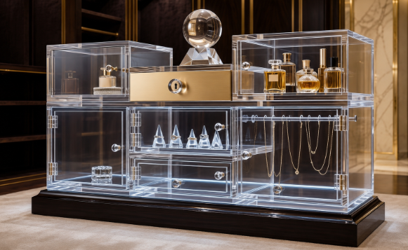 Starite ( Sing Mas ) Customizes Acrylic Accessories Design in Luxury Space Solution