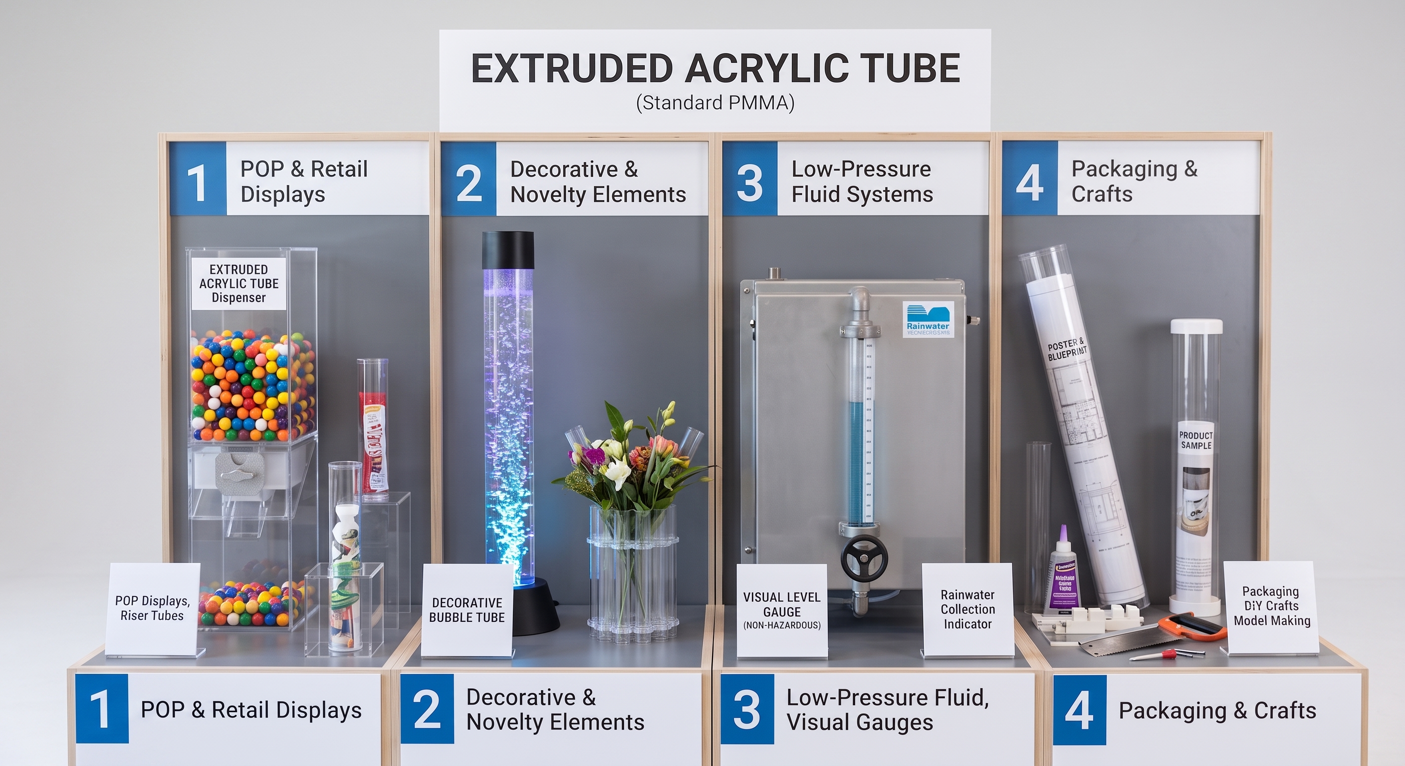 Starite (Sing Mas) Advances Acrylic Tube with Multi-functional Uses
