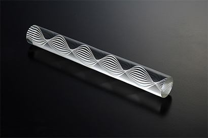 
                                                    Extruded Acrylic Rod with Spiral Inner Color Lines